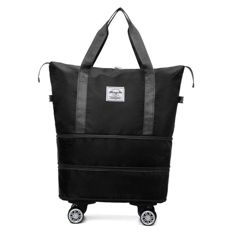 New Universal Wheel Travel Bag With Double-layer Dry And Wet Separation Fitness Yoga Shoulser Bags Sports Fitness Large Capac