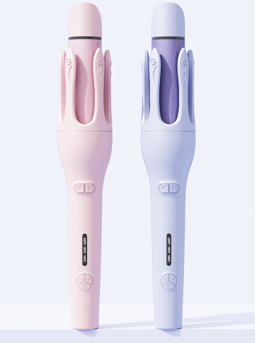New 2 In 1 Automatic Hair Curler Straightener Negative Ion Electric Ceramic Fast Heating Rotating Magic Curler 1cd82f9e b374 