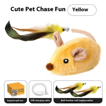 Intelligent Charging Simulation Electric Little Mouse Cat Teaser Toy 1cf42af4 0e9d 4ed0 8fd7 c3900fa05402 trans