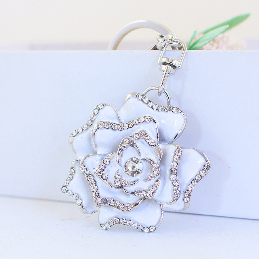 Flower Metal Pendant Key Chain 1cf55334 b516 48a9 a2ce 389b6c978c02