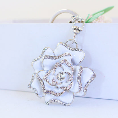 Flower Metal Pendant Key Chain 1cf55334 b516 48a9 a2ce 389b6c978c02