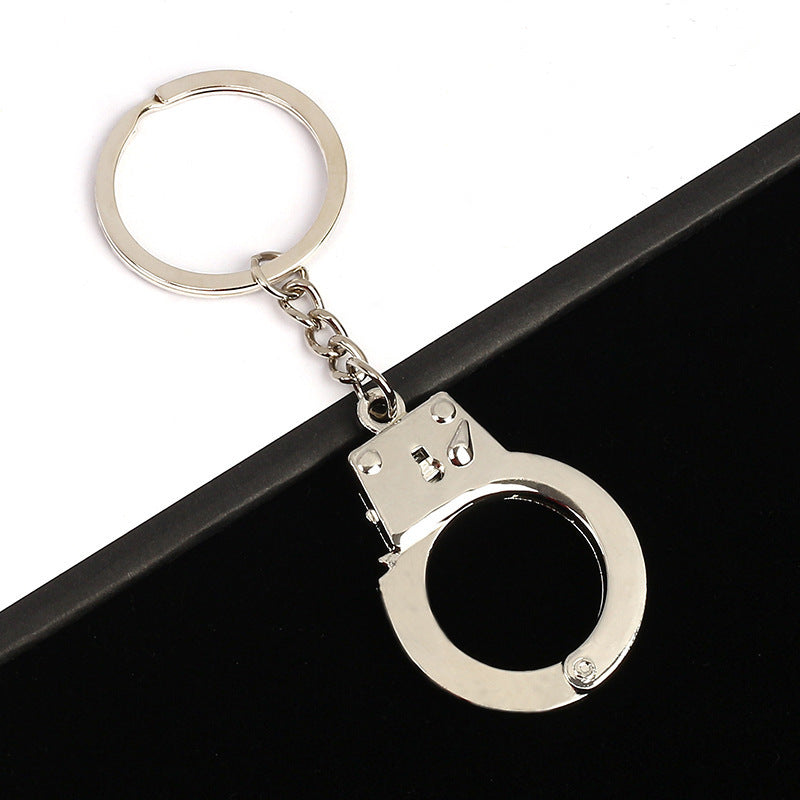 Metal Bags Pendant Zinc Alloy Casual Simulation Handcuffs Keychain 1d16c2af 3e88 474d bedc dfeff40ddcfb