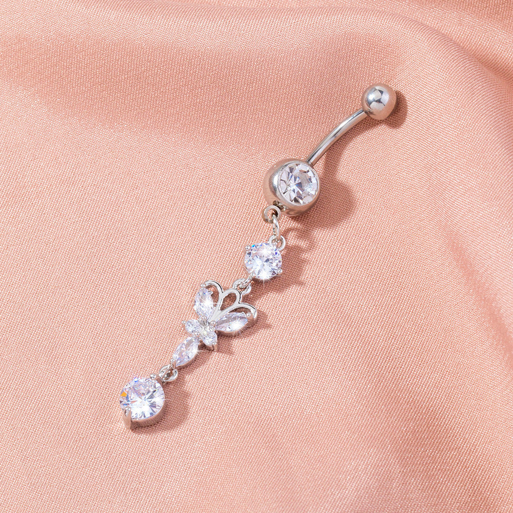 Exquisite Zircon Butterfly Belly Button Piercing 1d1b1454 490c 46f8 bd06 28405a5c97aa