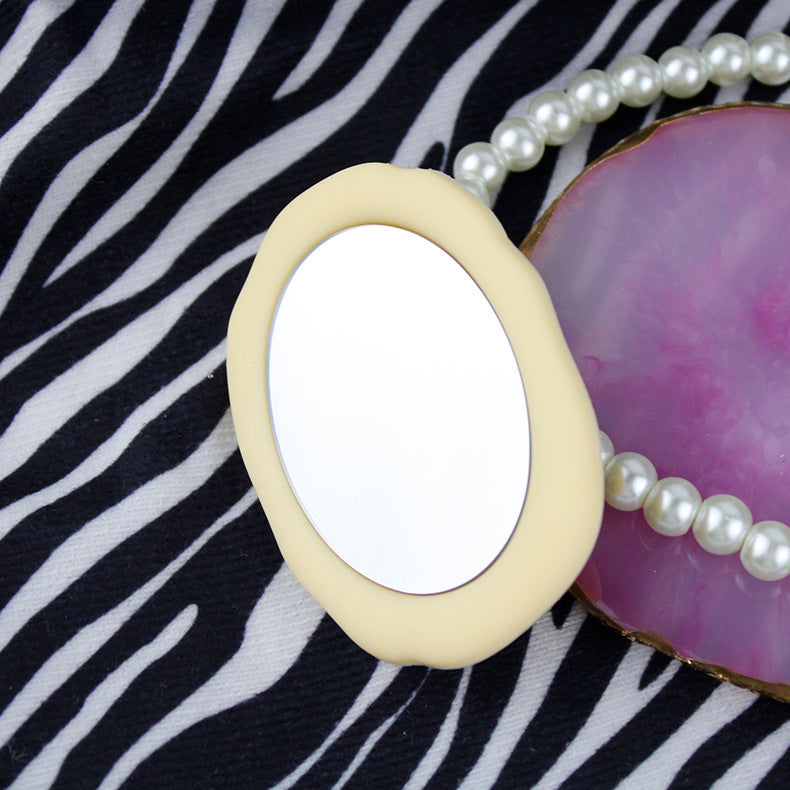 Liquid Silicone Portable Mirror Transparent Air Cushion Ring Buckle Mobile Phone Holder - 图片 4