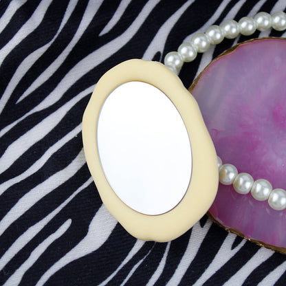 Liquid Silicone Portable Mirror Transparent Air Cushion Ring Buckle Mobile Phone Holder - 图片 4