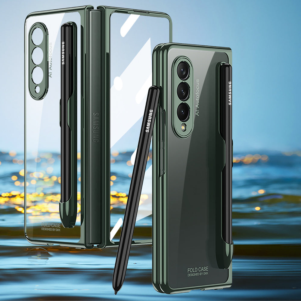 Mobile Phone Case Folding All-inclusive Electroplating Transparent Anti-drop 1d3cb656 2aae 47ed 8482 c1a63316b6fe