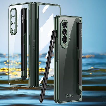 Mobile Phone Case Folding All-inclusive Electroplating Transparent Anti-drop 1d3cb656 2aae 47ed 8482 c1a63316b6fe