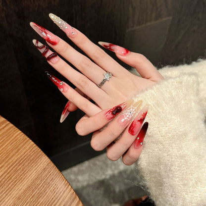Long Advanced New Chinese Style Red Manicure 1d44e72e d126 4d41 a575 be7a2664b2c8