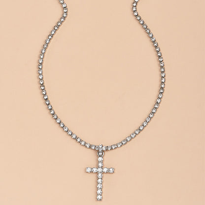 Women's Diamond Cross Necklace 1d5afda4 53d8 4776 8b39 403e2b4515b6