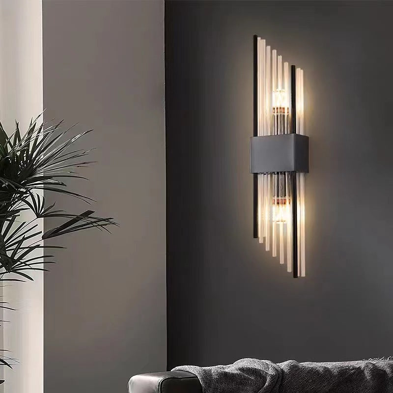 Lamp In The Living Room Crystal TV Background Wall Lamp 1d717416 b70f 4d5e 8339 677681089dca