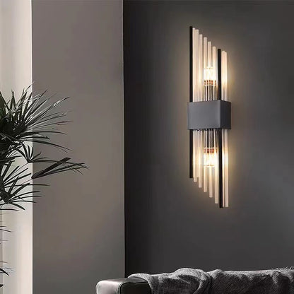 Lamp In The Living Room Crystal TV Background Wall Lamp 1d717416 b70f 4d5e 8339 677681089dca