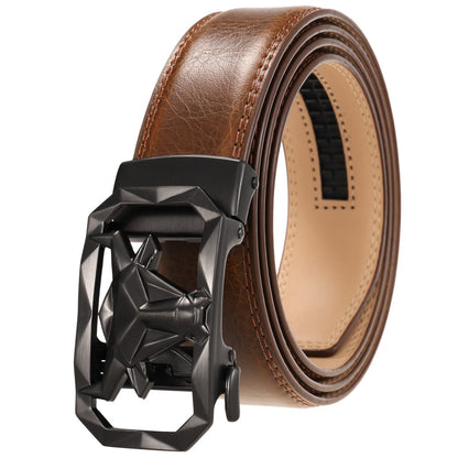 Fashion Men's Leather Belt Alloy Automatic Buckle 1d7a8011 1c14 4865 a2f6 530e158c113c