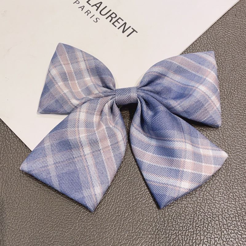 Girl's Plaid Bow Hairpin 1d845d2c 3617 447d 9700 964159c45a82