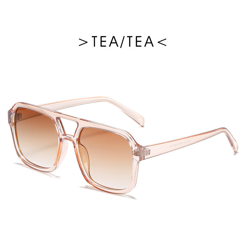 Square Double Beam Sunglasses Men And Women Retro Personality 1d8ea8a8 bace 4ff5 89d0 4da80c860dcb