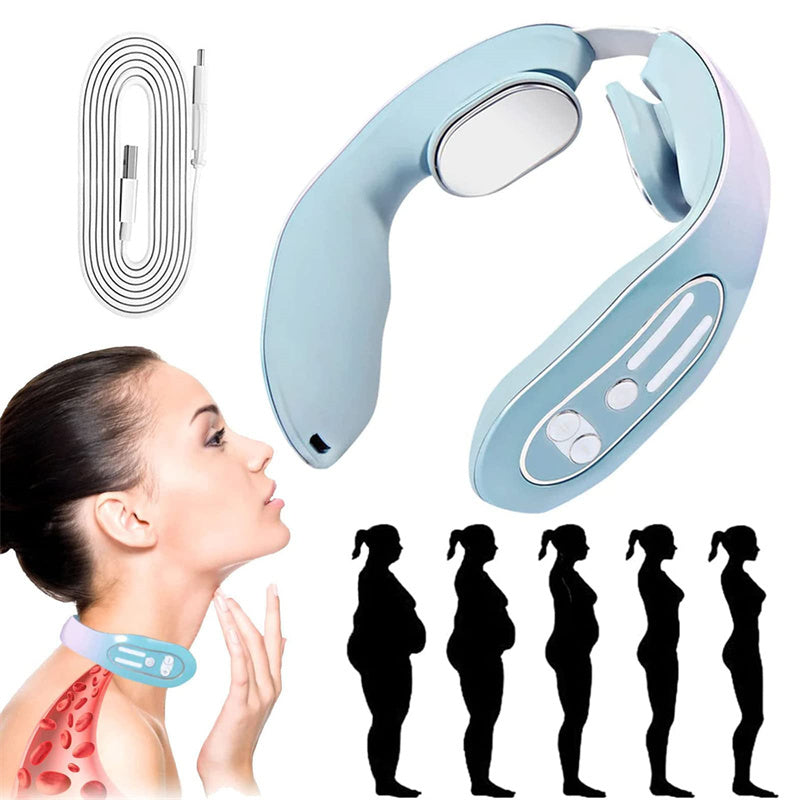 EMS Neck Acupoints Lymphvity Massager Device Intelligent Neck Massager With Heat Blue Hot Design 1d8f5985 ac42 49df b393 b7dc