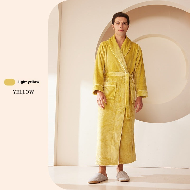 Extended Autumn And Winter Coral Fleece Bathrobe 1db348dc 7efd 4a11 8824 62dc8acdf281 trans