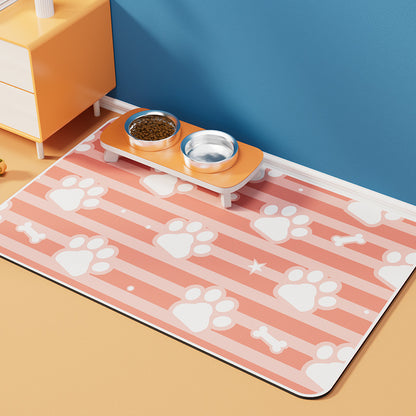 Pet Diatom Ooze Floor Mat Dogs And Cats Eating Mat Spill-proof Waterproof Quick-drying Placemat 1db82aeb 4a78 470d a966 ed65a