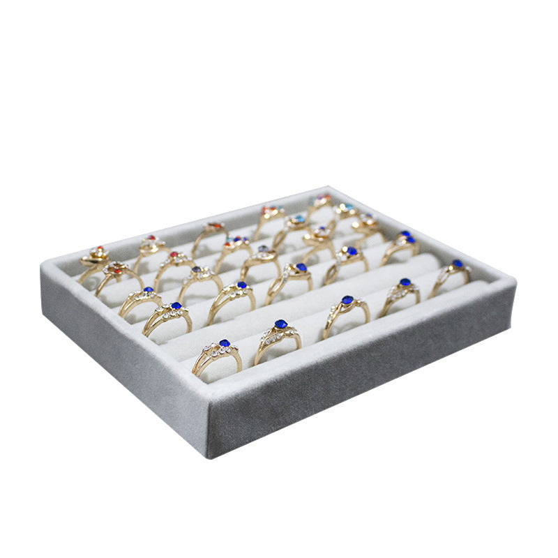 Jewelry storage box flannel earrings jewelry box storage box 1dc7664e be22 440f 839b 0f0fde090523
