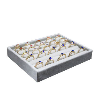 Jewelry storage box flannel earrings jewelry box storage box 1dc7664e be22 440f 839b 0f0fde090523