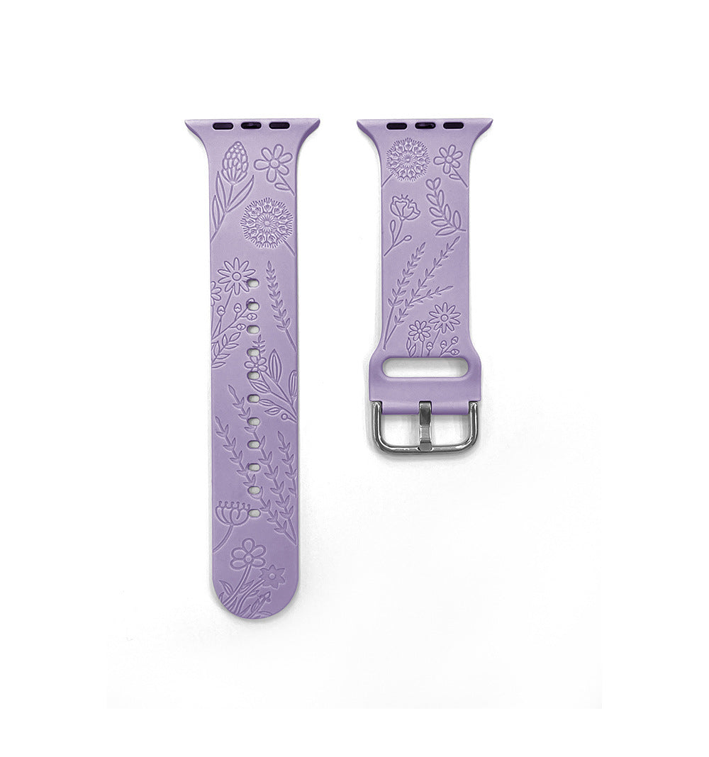 New Laser Carved Embossed Silicone Square Buckle Printed Strap 1df8fdda 55c1 42a9 9304 e9b1750b4b23