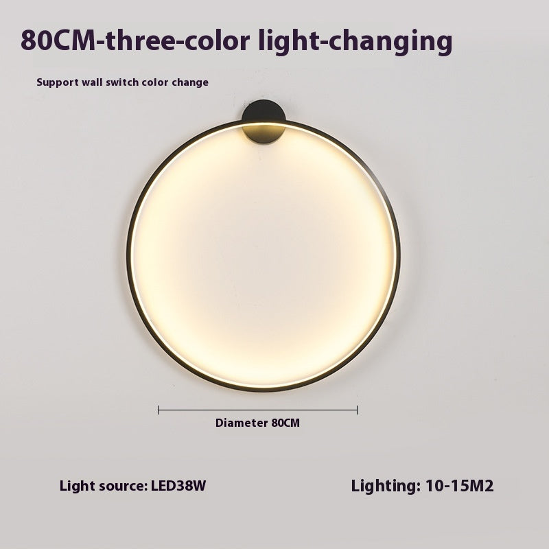 Minimalist Round Bedroom Bedside Lamp Wireless Living Room Sofa Background Wall Hotel Decorative Wall Lamp 1e008d93 8009 4aa3