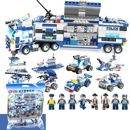 City Police Series Kindergarten Assembly Building Blocks 1e0920b4 7f4c 4ad9 9c02 04703d5e0c36
