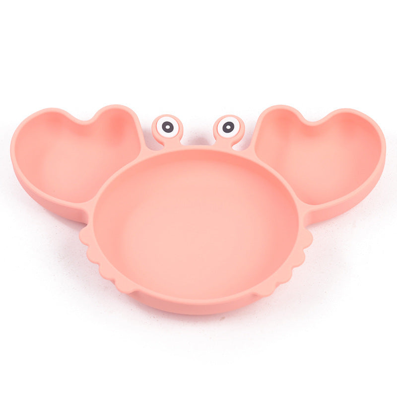 Silicone Split Cutlery Crab Plate For Infants 1e1bd8c5 db04 40c0 99fe 60a991480e2d