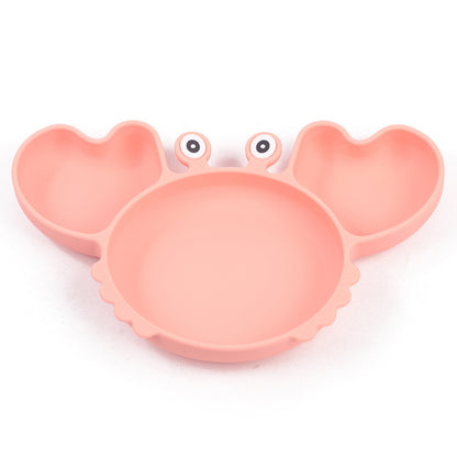 Silicone Split Cutlery Crab Plate For Infants 1e1bd8c5 db04 40c0 99fe 60a991480e2d