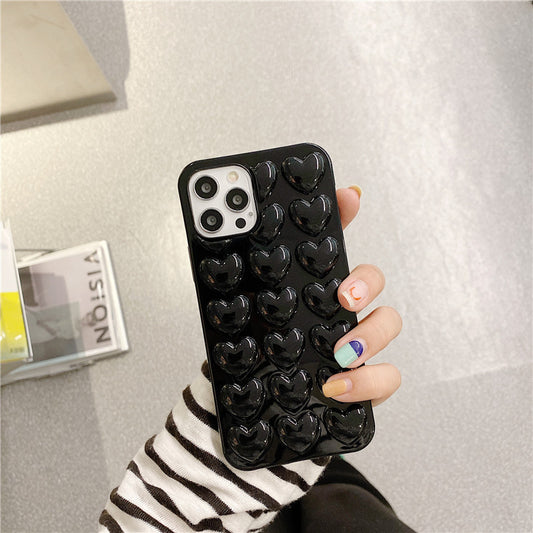 Peach Heart Phone Case Silicone Lanyard Protective Cover 1e3950da 449a 4d81 b56b daa5e43aedd5