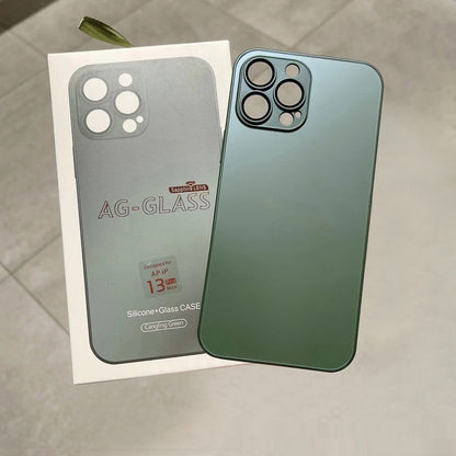 Frosted Glass Primary Color Comes With Lens Protector Phone Case - 图片 4