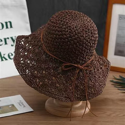 Fashionable Handmade Crochet Straw Hat 1e551c15 58ff 4b05 a0cc 96f92c5676b9
