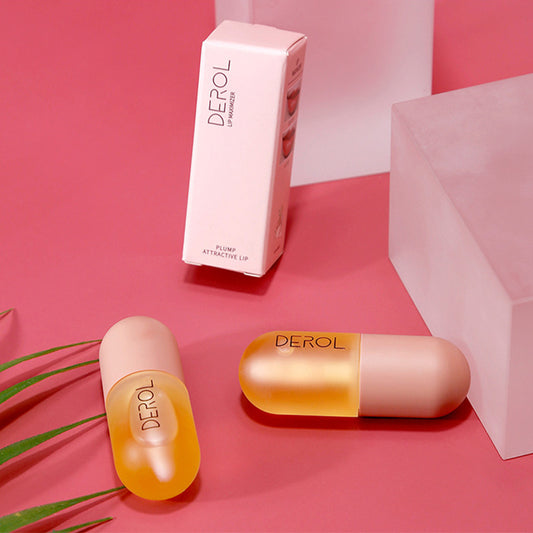 Day Night Instant Volume Lip Plumper Oil Clear Lasting Nourishing Repairing Reduce Lip Fine Line Care Lip Beauty Cosmetic 1e8