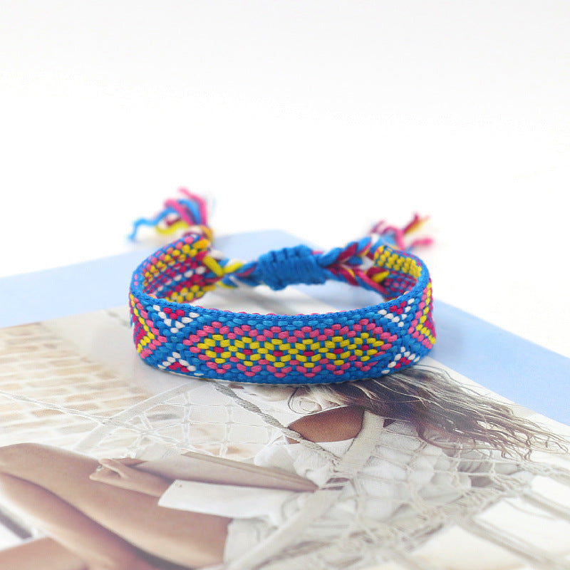 Bohemian Color Woven Bracelet Wristband For Fans 1eace665 bb9b 4dbd bf1c c12788913f73