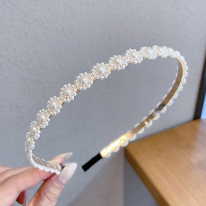 Sen Simple Pearl Thin Headband Hair Accessories Headband 1eb38597 a2b5 4a3b 8988 589ac2c12060