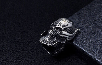 Men's Titanium Steel Polished 316L Stainless Steel Pirate Iconic Ring 1eb5f448 a3c3 4f1a 974c 24bb307c69b9