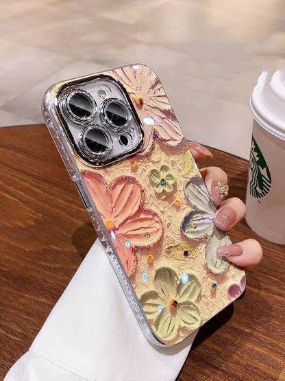Blue Light Oil Painting Flower Phone Case 1ecf06ca 7fd3 4887 b513 d01f715442a7