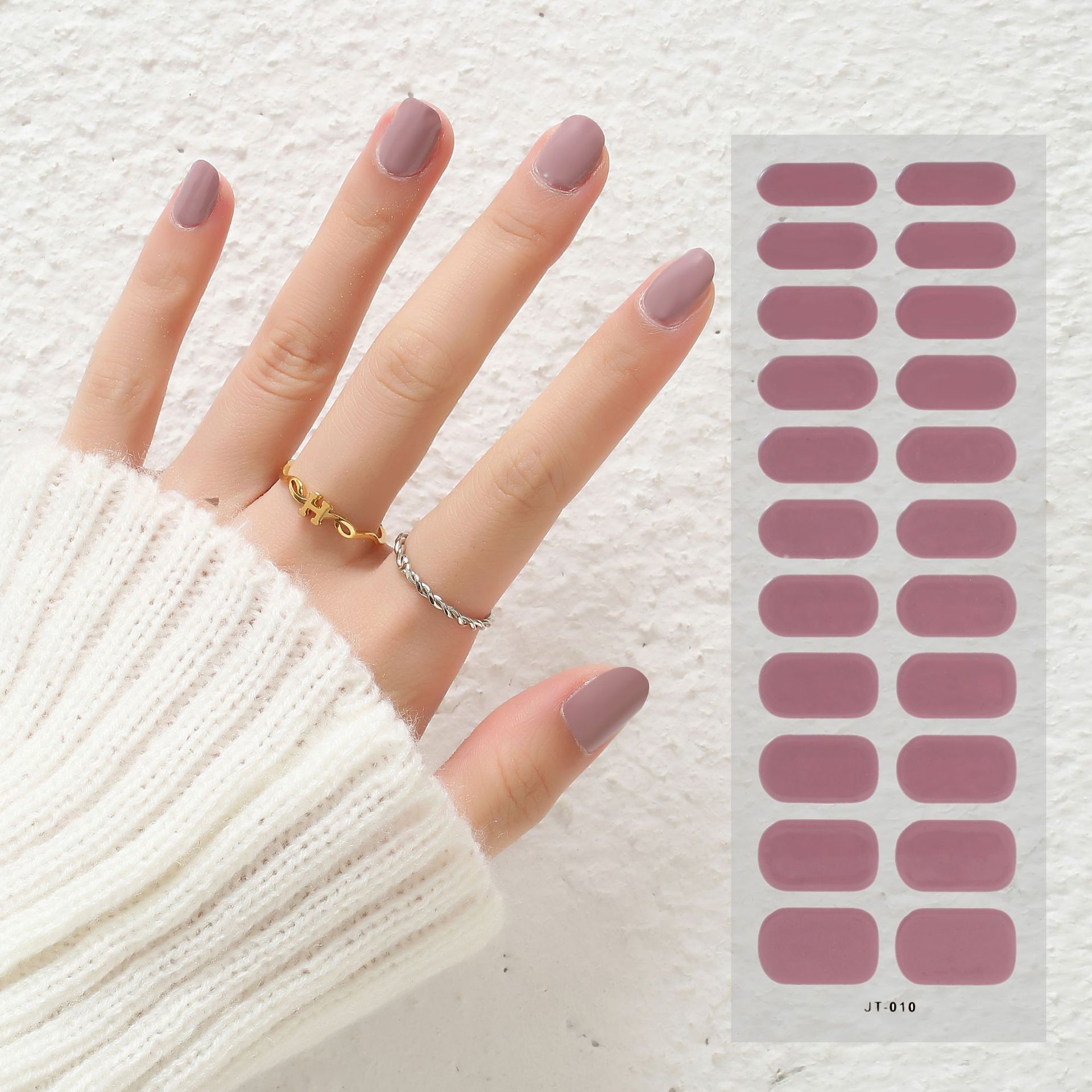 Thermal Semi-curing Nail Beauty Full Stickers Phototherapy Gel 1ee153be fb08 489c 93da a4a825adb674