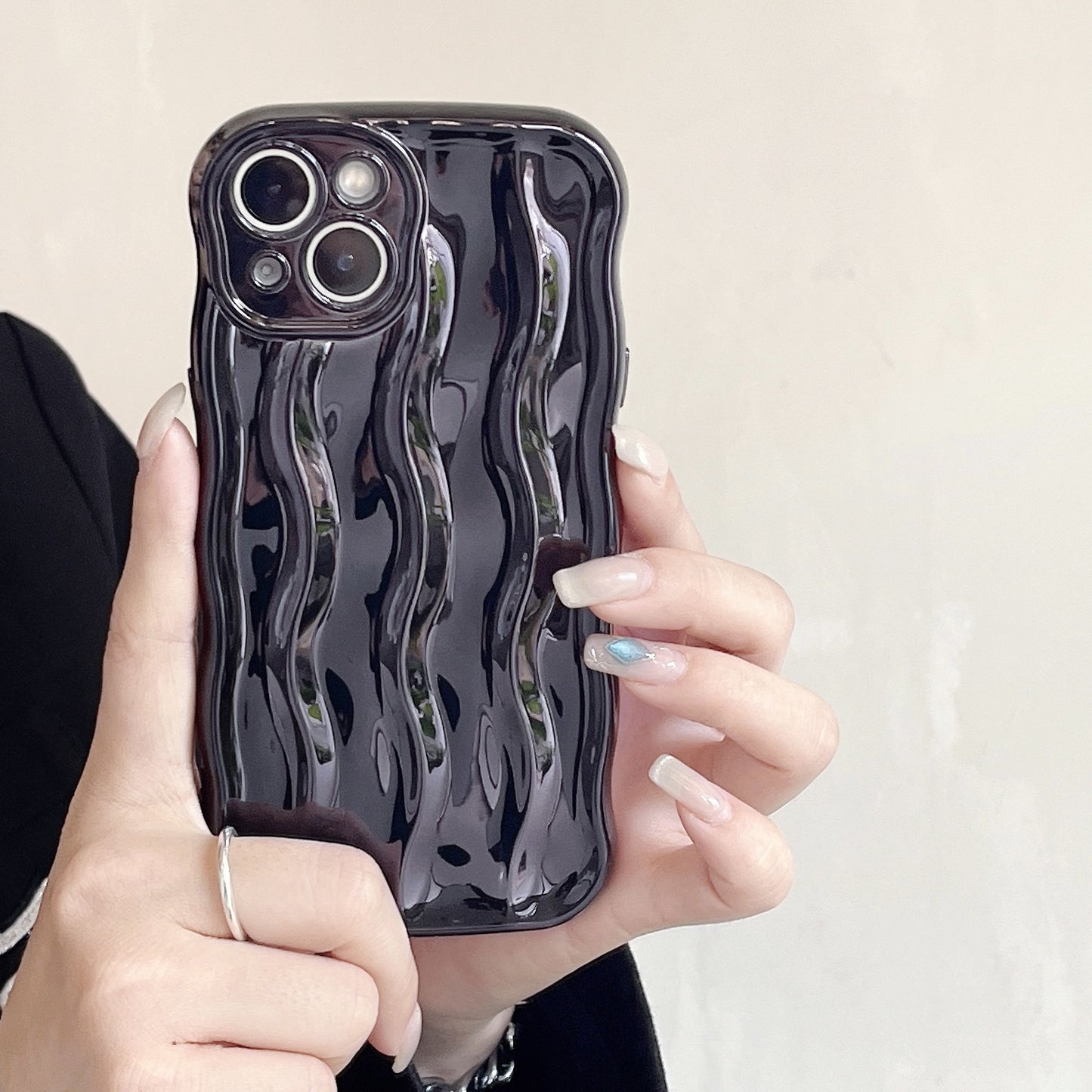 Electroplating Water Ripple Suitable Phone Case Solid Color 1ee27d60 df55 4c16 86dd 162f1fe38498