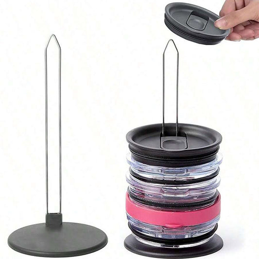 Punch-free Vertical Storage Rack Cup Lid Storage Rack 1ef862a3 42d4 43e2 8860 a437746528c2