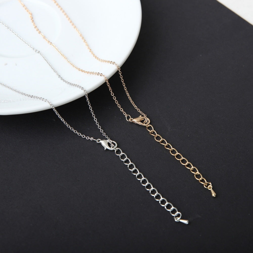 Moon Star Necklace Clavicle Chain Short Necklace 1ef88c2b db4c 43b7 8f2a a6c44e64ea16