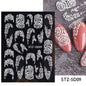 New 5D Stereo Carved Rose Nail Sticker 1f27dc9c 9af1 4184 b89e d73d5a34c8ba