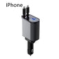 Metal Car Charger 100W Super Fast Charging Car Cigarette Lighter USB And TYPE-C Adapter 1f27facb 6c39 49bf 8ac8 c86fecd26fe8