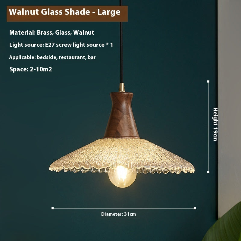 Retro Simple Restaurant And Cafe Xuan Brass Glass Chandelier 1f397be8 aa67 4271 9bff 7443cb91aee9