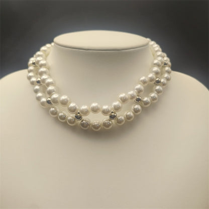 French Style Vintage Pearl Flower Cutout Necklace High-grade Personality Sweet Cool Clavicle Chain 1f5370aa 2752 4cd1 a644 fa