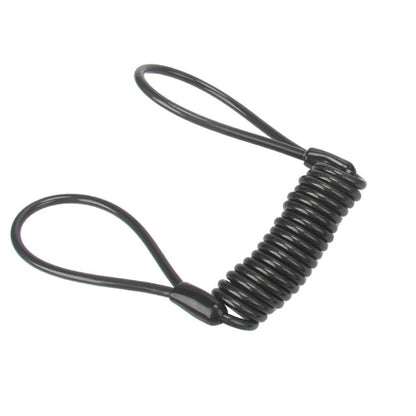 Electric Scooter Bicycle Helmet Motorcycle Disc Brake Lock Spring Reminder Rope European And American Creative Travel Wire Ro