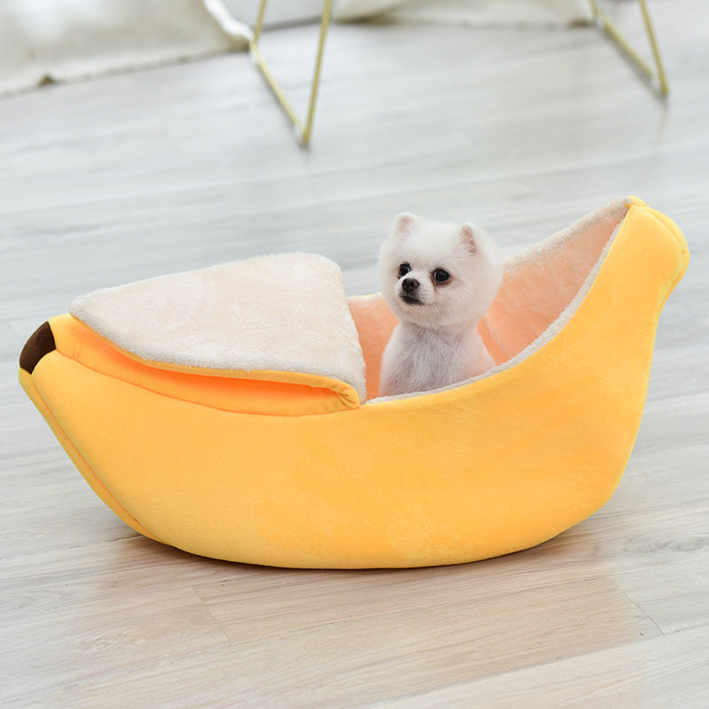 Removable And Washable Round Long Hair Cat's Nest Four Seasons Universal Banana Dog's Nest 1f55e39b 2255 4049 ae9c e28e9b31bd