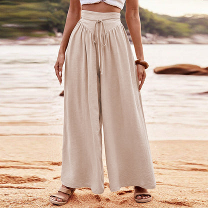 Simple Elegant Style Wide-leg Casual Pants Women 1f5748ff d84e 4d1a 9d6f b300948adc24