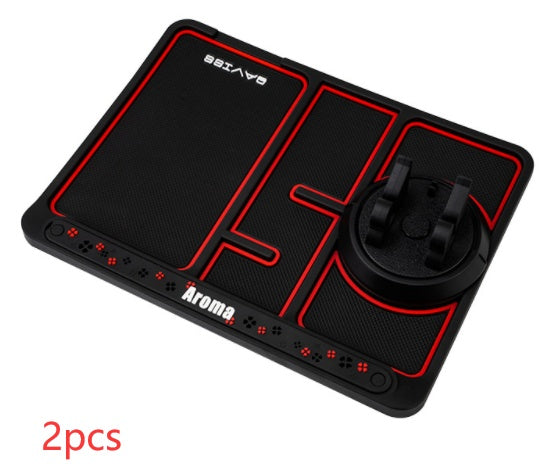 Non-Slip Car Phone Pad For 4-in-1 Car Parking Number Card Anti-Slip Mat Auto Phone Holder Sticky Anti Slide Dash Phone Mount 
