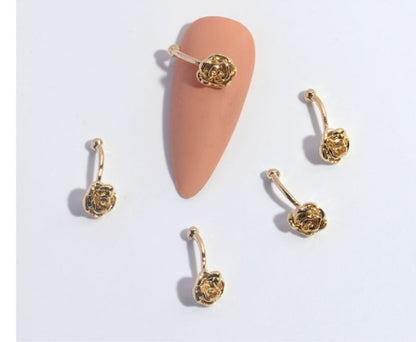 Nail Ornament Zircon Flower Tassel Chain 1f739c4e ae86 452e 829a f1624d0dc38a