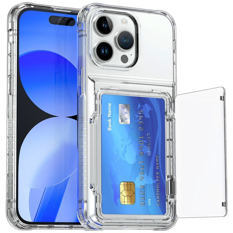 Transparent Phone Case Flip Card Holder 1f76233b bf19 4589 8645 8b97b85f4590